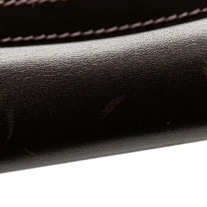 Artisan-Grade Hermès Dupes Kelly 32 Box Marron GHW - Replica Handbags - Image 5
