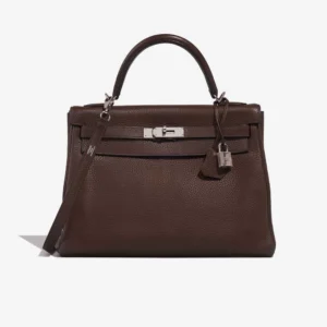 Artisan-Grade Hermès Dupes Kelly 32 Clemence Cacao PHW