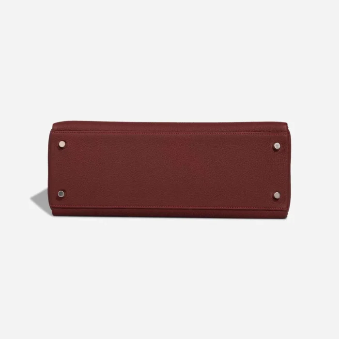 Artisan-Grade Hermès Dupes Kelly 32 Togo Rouge H PHW - Replica Handbags - Image 3