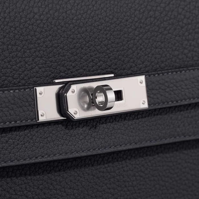 Artisan-Grade Hermès Dupes Kelly Depêches 36 Togo Caban PHW - Replica Handbags - Image 7