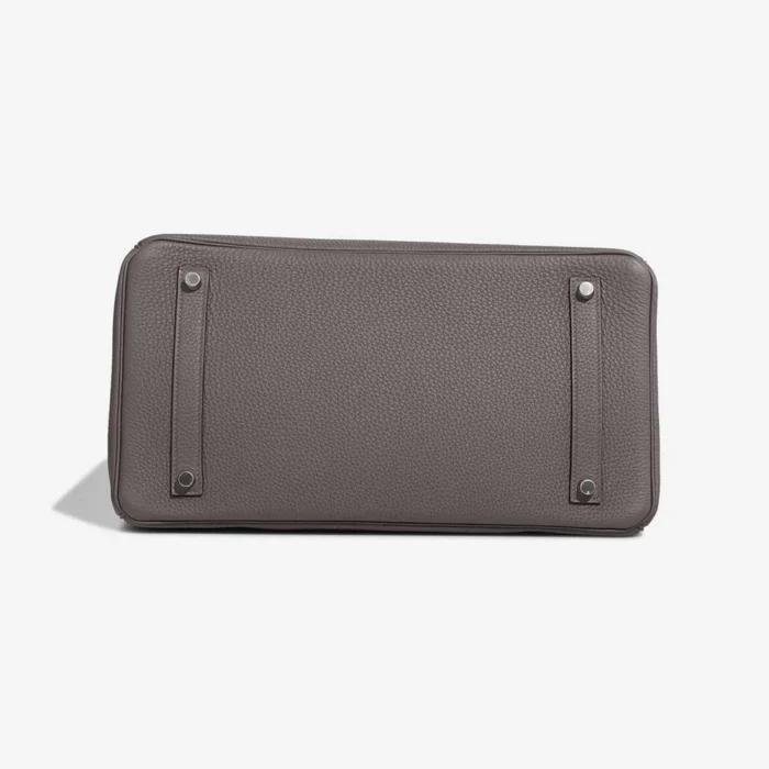 Artisan-Grade Hermès Dupes Kelly To Go Evercolor Etoupe PHW - Replica Handbags - Image 3