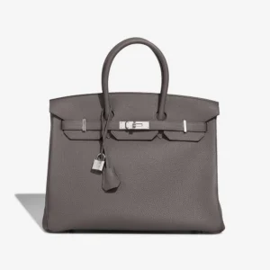 Artisan-Grade Hermès Dupes Kelly To Go Evercolor Etoupe PHW - Replica Handbags