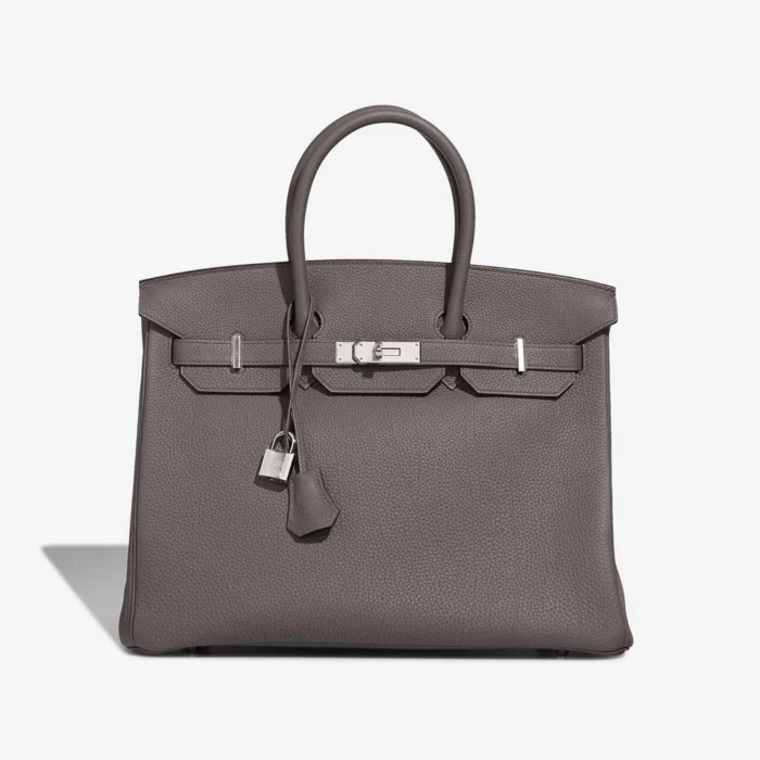 Artisan-Grade Hermès Dupes Kelly To Go Evercolor Etoupe PHW - Replica Handbags