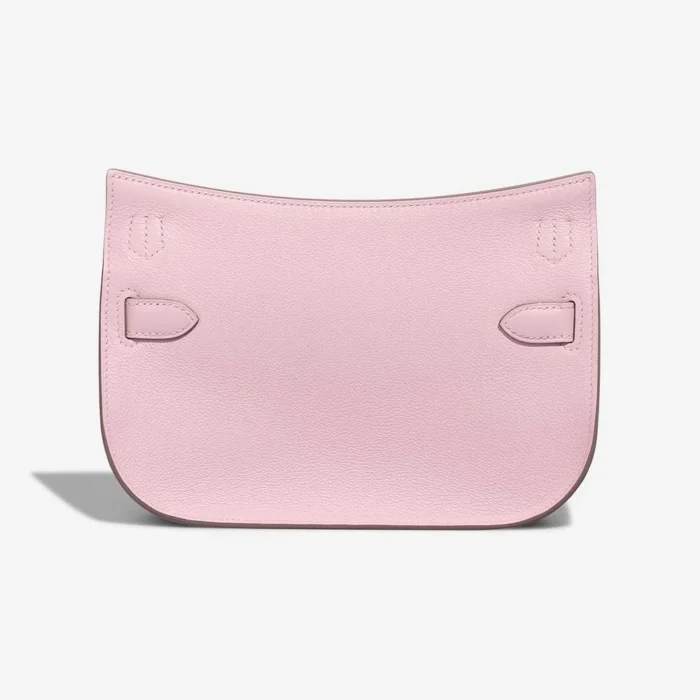 Artisan-Grade Hermès Dupes Mini Jypsiere Evercolor Mauve Pale/Nata PHW - Replica Handbags - Image 2