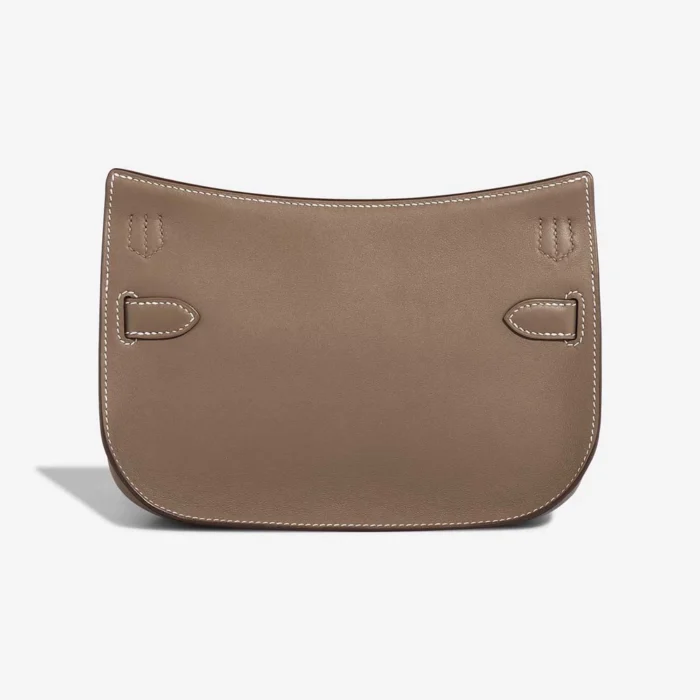 Artisan-Grade Hermès Dupes Mini Jypsiere Swift Etoupe GHW - Replica Handbags - Image 3