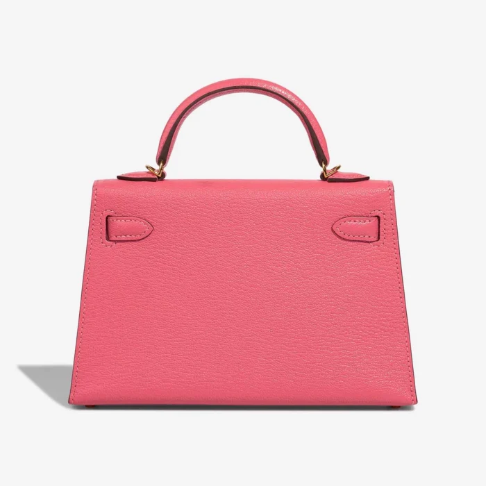 Artisan-Grade Hermès Dupes Mini Kelly Chevre Lipstick GHW - Replica Handbags - Image 2