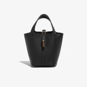 Artisan-Grade Hermès Dupes Picotin 18 Clemence Black GHW