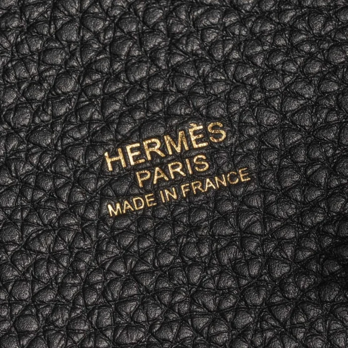 Artisan-Grade Hermès Dupes Picotin 18 Clemence Black GHW - Replica Handbags - Image 2