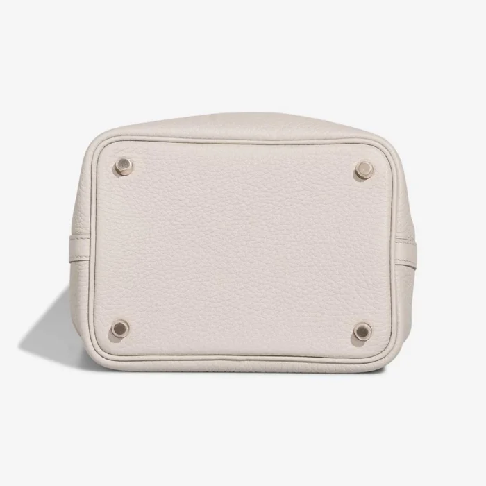 Artisan-Grade Hermès Dupes Picotin 18 Taurillon Clemence Beton PHW - Replica Handbags - Image 4