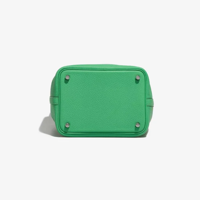 Artisan-Grade Hermès Dupes Picotin 18 Taurillon Clemence Vert Comics PHW - Replica Handbags - Image 4