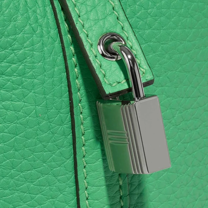 Artisan-Grade Hermès Dupes Picotin 18 Taurillon Clemence Vert Comics PHW - Replica Handbags - Image 6
