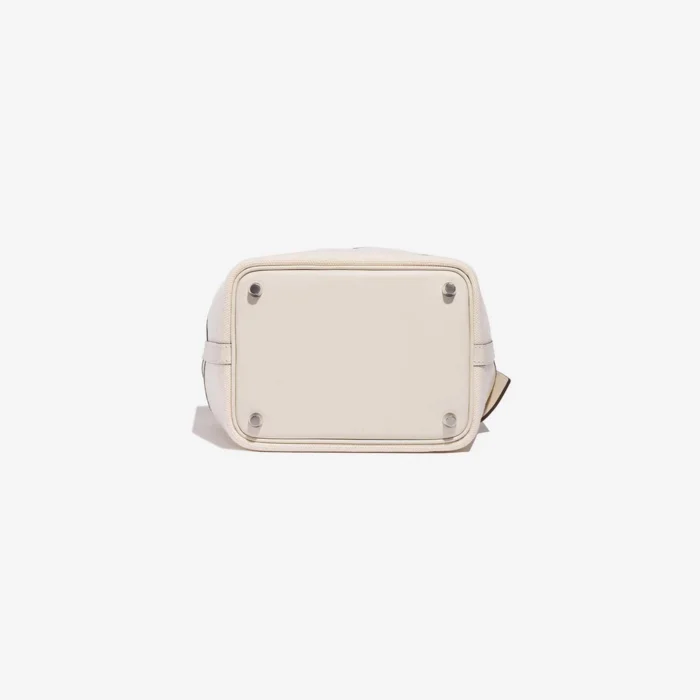Artisan-Grade Hermès Dupes Picotin Cargo 18 Toile/Swift Nata/Ecru PHW - Replica Handbags - Image 4