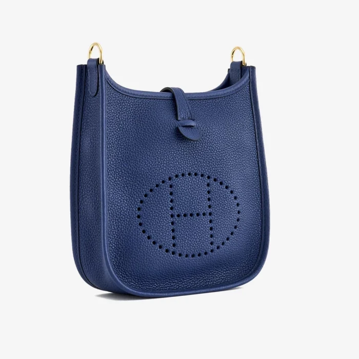 Artisan-Grade Hermès Evelyne 16 Amazone Blue Sapphire/Blue Indigo GHW - DLF - Image 4