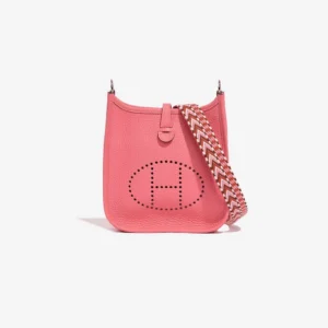Artisan-Grade Hermès Evelyne 16 Replica in Rose Azalee PHW