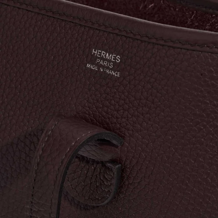 Artisan-Grade Hermès Evelyne 29 Taurillon Clemence Rouge Sellier PHW - Replica Handbags - Image 6
