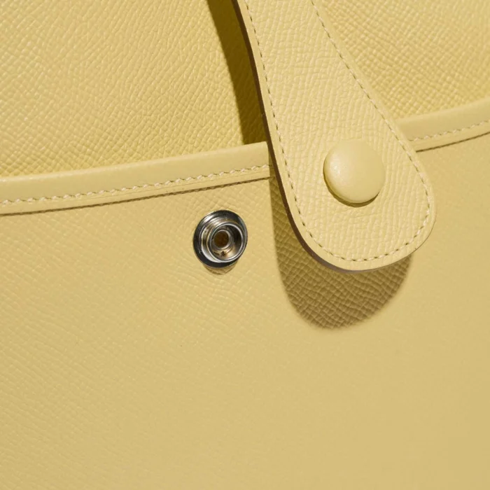 Artisan-Grade Hermès Evelyne 33 Epsom Jaune Poussin PHW - Replica Handbags - Image 7