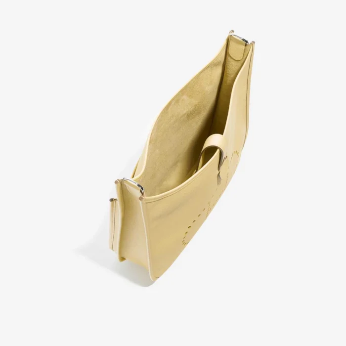 Artisan-Grade Hermès Evelyne 33 Epsom Jaune Poussin PHW - Replica Handbags - Image 5