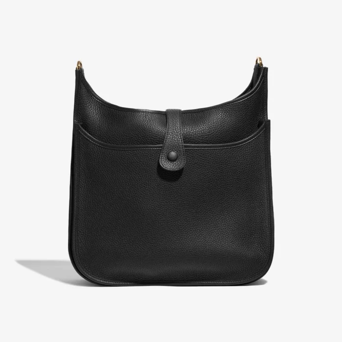 Artisan-Grade Hermès Evelyne 33 Taurillon Clemence Black GHW - Replica Handbags - Image 2