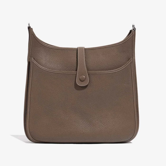 Artisan-Grade Hermès Evelyne 33 Taurillon Clemence Etoupe PHW - Replica Handbags - Image 3