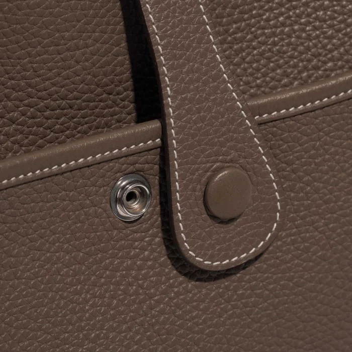 Artisan-Grade Hermès Evelyne 33 Taurillon Clemence Etoupe PHW - Replica Handbags - Image 6