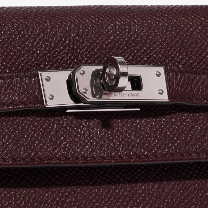Artisan-Grade Hermès Kelly 25 Epsom Rouge Sellier PHW - Replica Handbags - Image 7