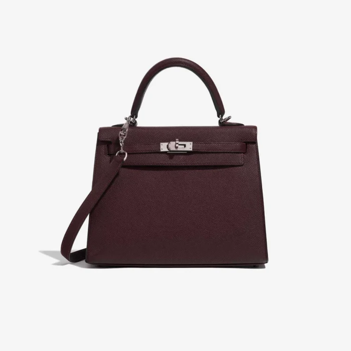 Artisan-Grade Hermès Kelly 25 Epsom Rouge Sellier PHW Replica
