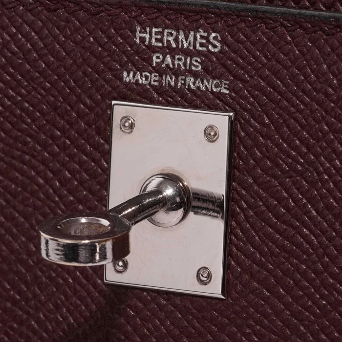 Artisan-Grade Hermès Kelly 25 Epsom Rouge Sellier PHW - Replica Handbags - Image 6