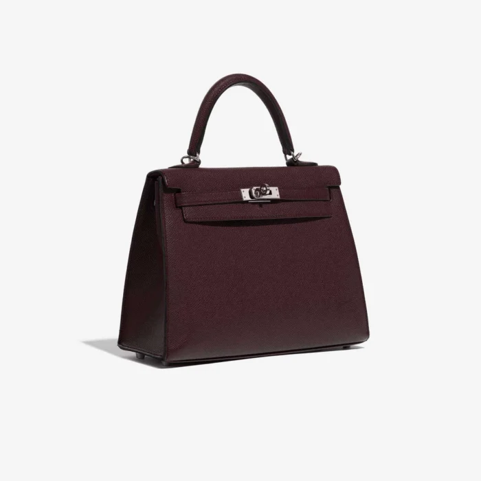 Artisan-Grade Hermès Kelly 25 Epsom Rouge Sellier PHW - Replica Handbags - Image 4