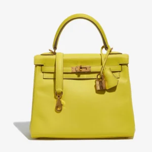 Artisan-Grade Hermès Kelly 25 Swift Lime GHW | Replica Handbags