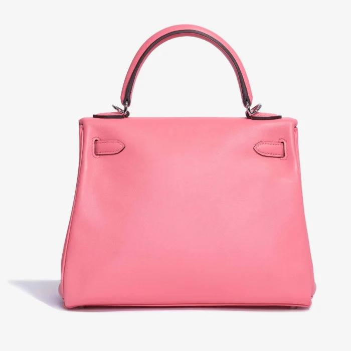 Artisan-Grade Hermès Kelly 25 Swift Rose d’Ete PHW - DLF - Image 2
