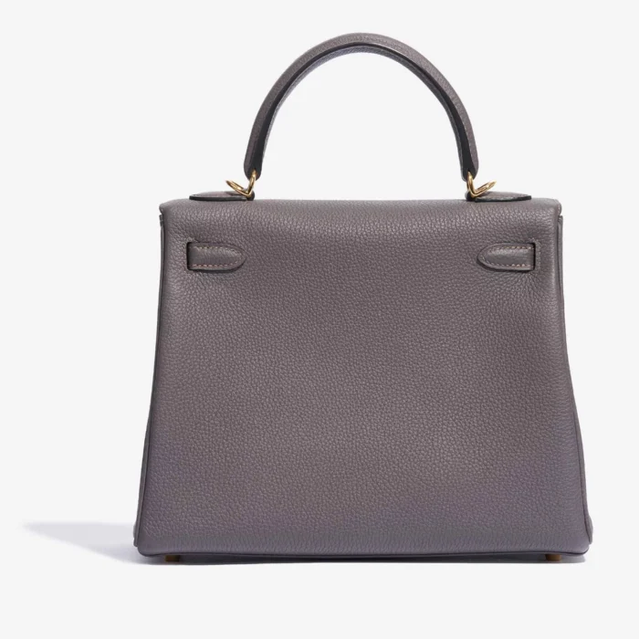 Artisan-Grade Hermès Kelly 25 Togo Etain GHW - DLF - Image 2