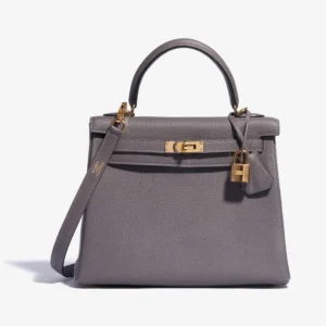 Artisan-Grade Hermès Kelly 25 Togo Etain GHW – DLF