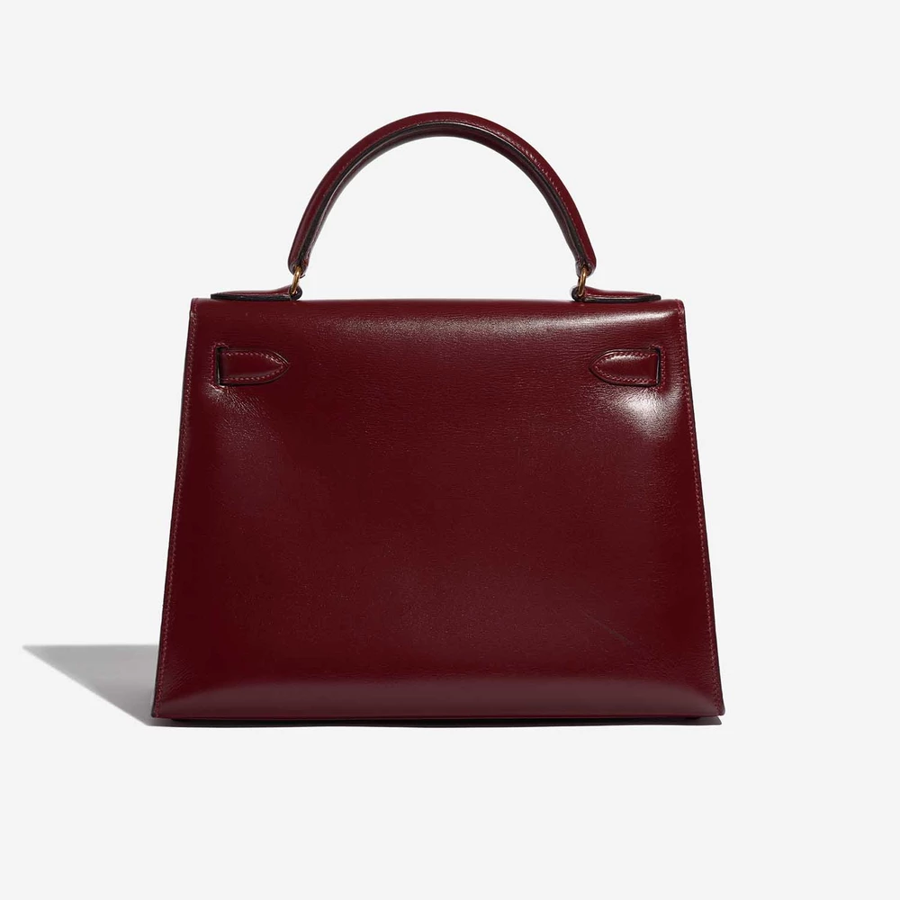 Artisan-Grade Hermès Kelly 28 Box Rouge H GHW - Replica Handbags - Image 2