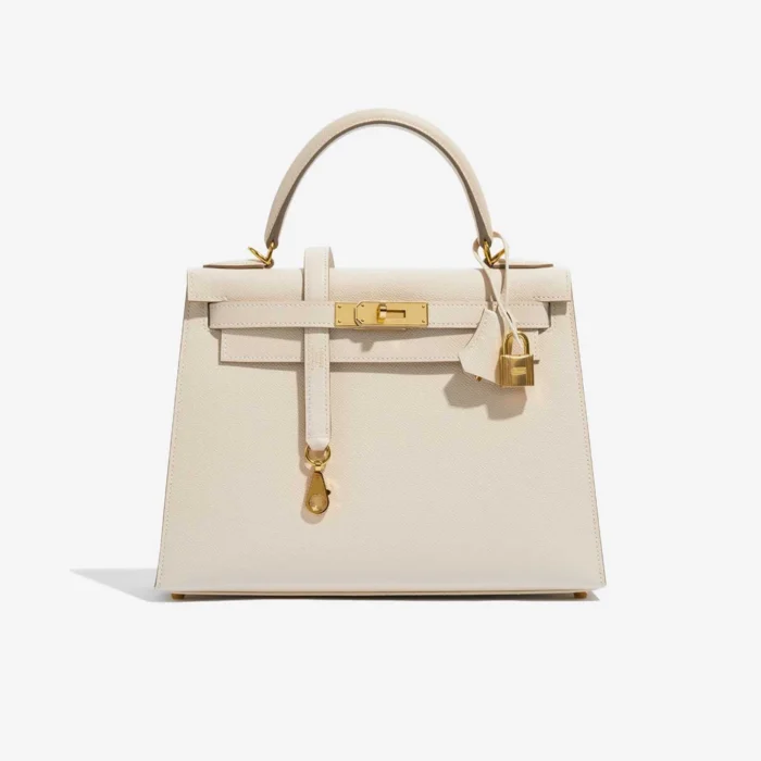 Artisan-Grade Hermès Kelly 28 Epsom Craie GHW Replica Handbag