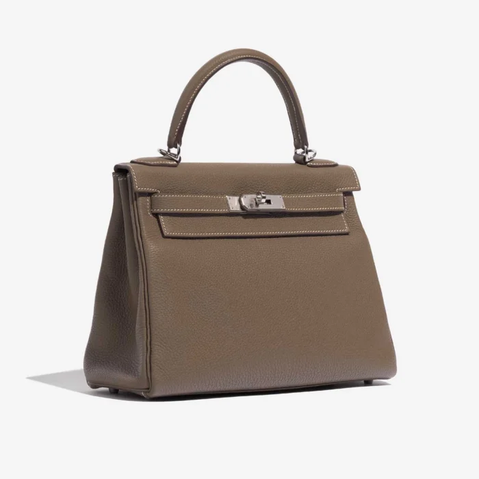 Artisan-Grade Hermès Kelly 28 Togo Etoupe PHW - Replica Handbags - Image 4