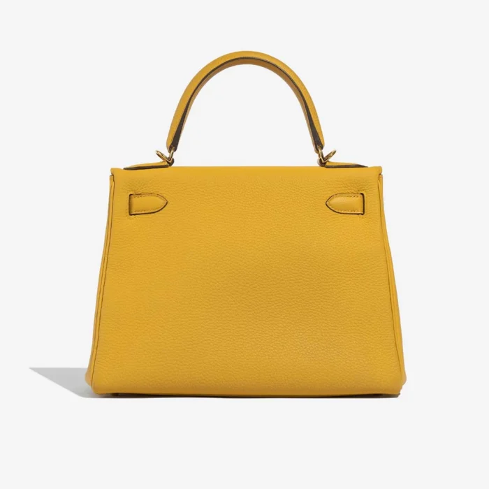 Artisan-Grade Hermès Kelly 28 Togo Jaune Ambre GHW - Replica Handbags - Image 2