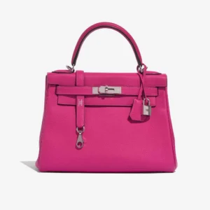 Artisan-Grade Hermès Kelly 28 Togo Pourpre PHW Replica | DLF