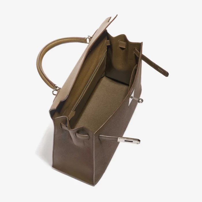 Artisan-Grade Hermès Kelly 32 Epsom Toundra PHW - Replica Handbags - Image 5