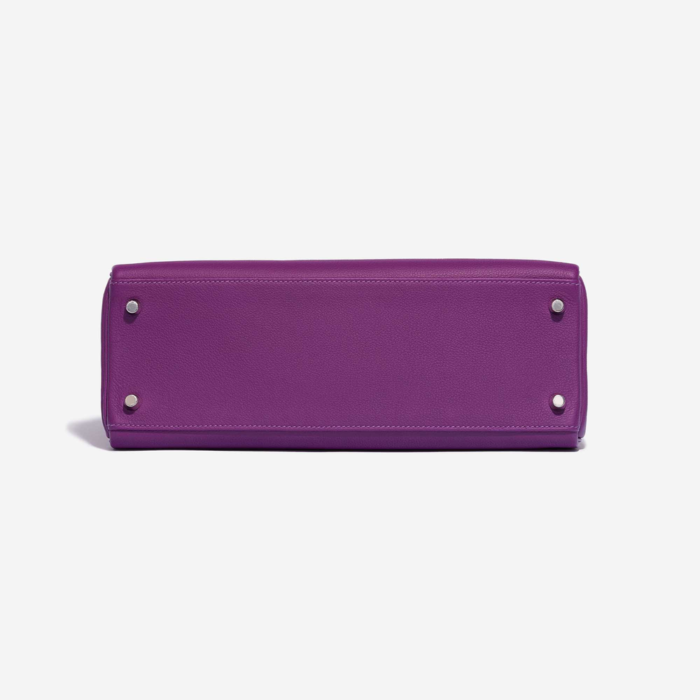 Artisan-Grade Hermès Kelly 32 Evercolor Anemone PHW - Replica Handbags - Image 3