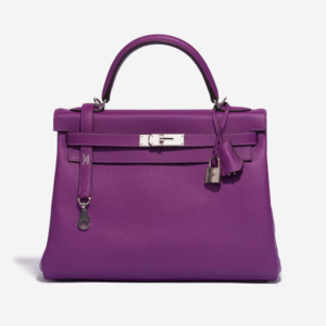 Artisan-Grade Hermès Kelly 32 Evercolor Anemone PHW - Replica