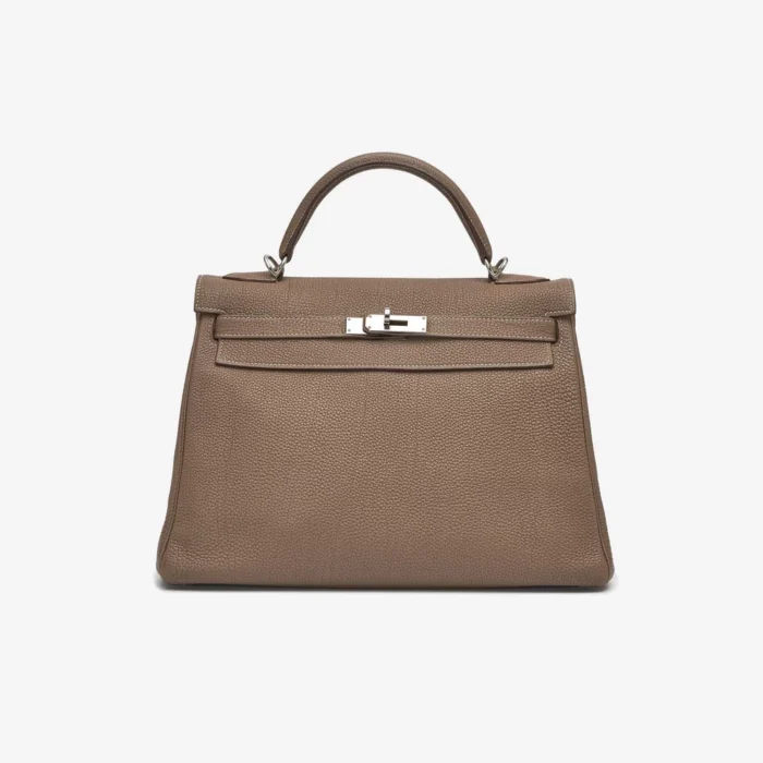 Artisan-Grade Hermès Kelly 32 Togo Etoupe PHW – DLF