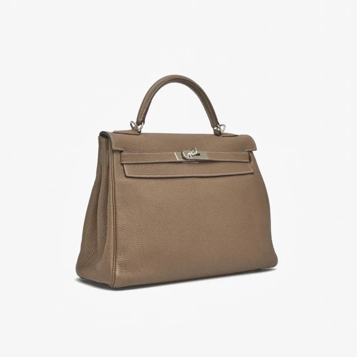 Artisan-Grade Hermès Kelly 32 Togo Etoupe PHW - DLF - Image 4