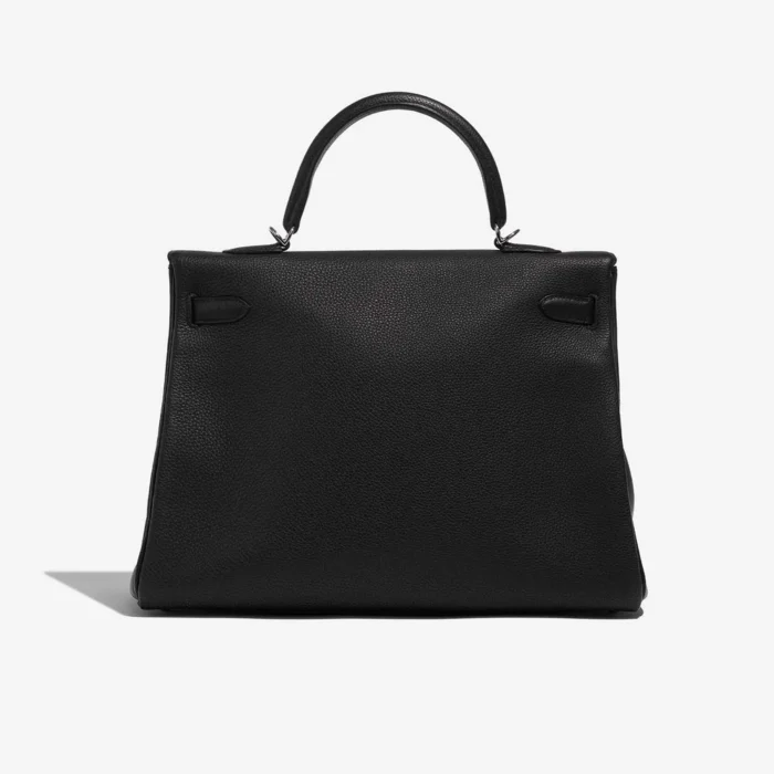Artisan-Grade Hermès Kelly 35 Togo Black PHW - Replica Handbags - Image 2