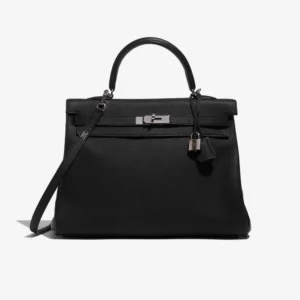 Artisan-Grade Hermès Kelly 35 Togo Black PHW | Replica Bags