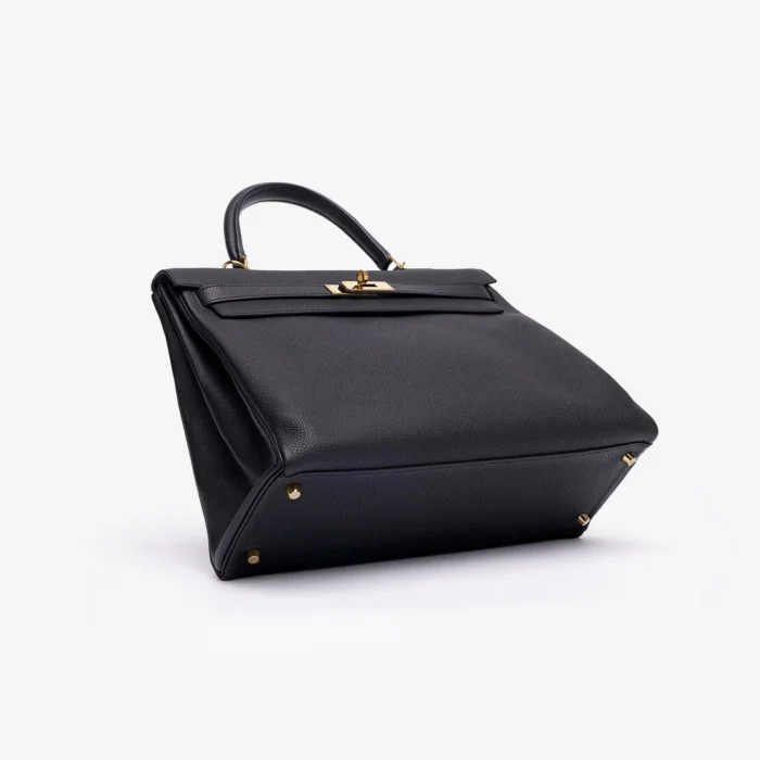 Artisan-Grade Hermès Kelly 35 Togo Noir GHW - DLF - Image 3