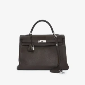 Artisan-Grade Hermès Kelly 35 Togo Terre PHW | Direct Luxury Fashion