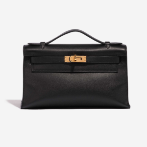 Artisan-Grade Hermès Kelly Pochette Swift Black GHW Replica
