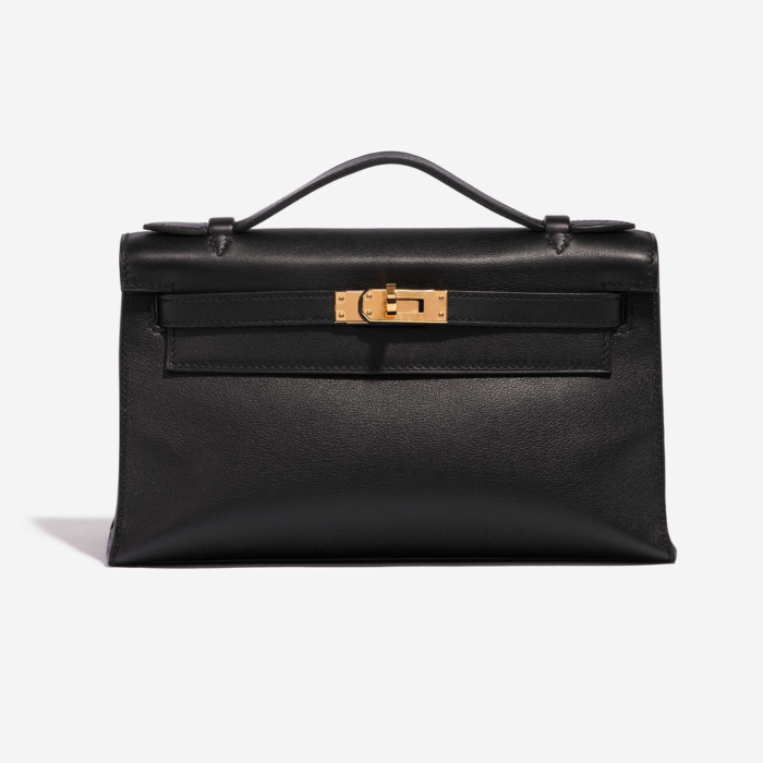 Artisan-Grade Hermès Kelly Pochette Swift Black GHW Replica