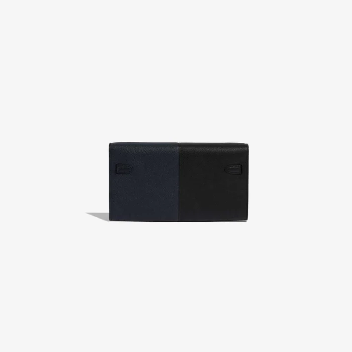Artisan-Grade Hermès Kelly To Go Epsom Black/Blue Indigo/Blue Frida GHW - Replica Handbags - Image 2