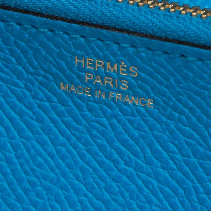 Artisan-Grade Hermès Kelly To Go Epsom Black/Blue Indigo/Blue Frida GHW - Replica Handbags - Image 6
